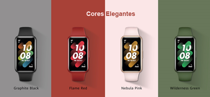 HUAWEI Band 7: Leve, elegante e rica em recursos