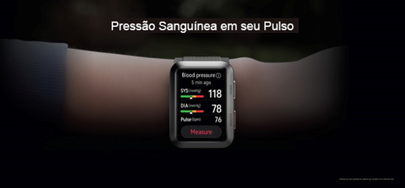 HUAWEI Watch D: O primeiro dispositivo de pulso com monitoramento de eletrocardiograma (ECG) e pressão arterial